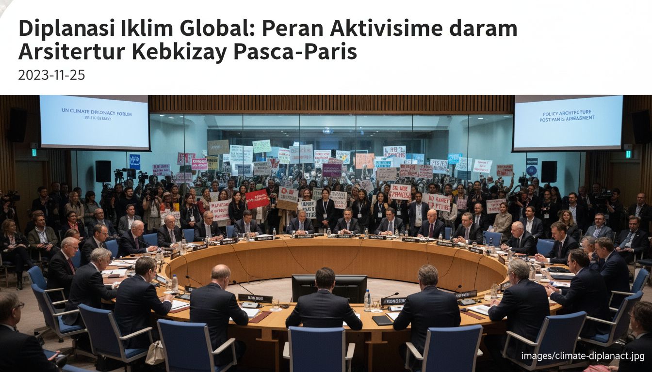 Diplomasi Iklim Global: Peran Aktivisme dalam Arsitektur Kebijakan Pasca-Paris