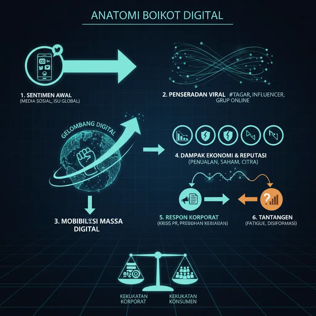 Hegemoni Digital dan Tekanan Pasar: Analisis Geopolitik Boikot Konsumen Global