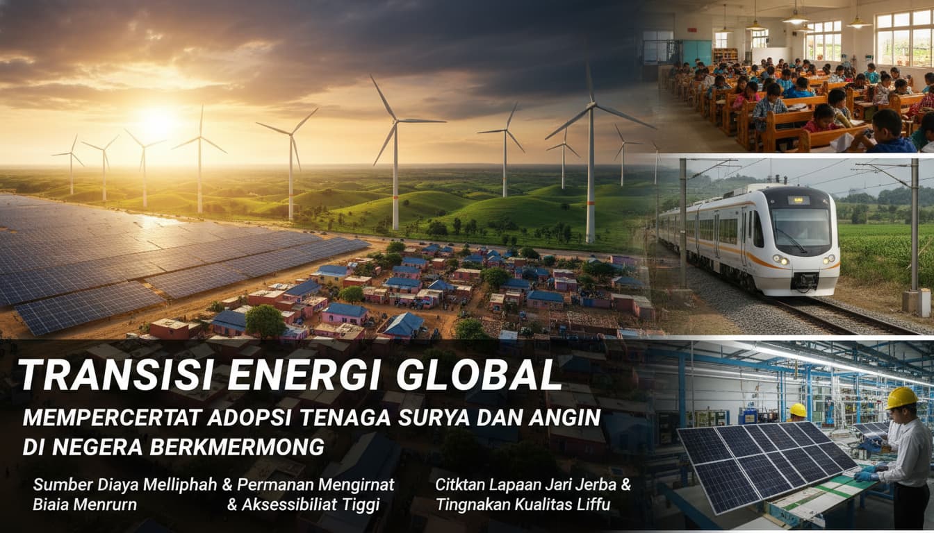 Transisi Energi Global: Mempercepat Adopsi Tenaga Surya dan Angin di Negara Berkembang